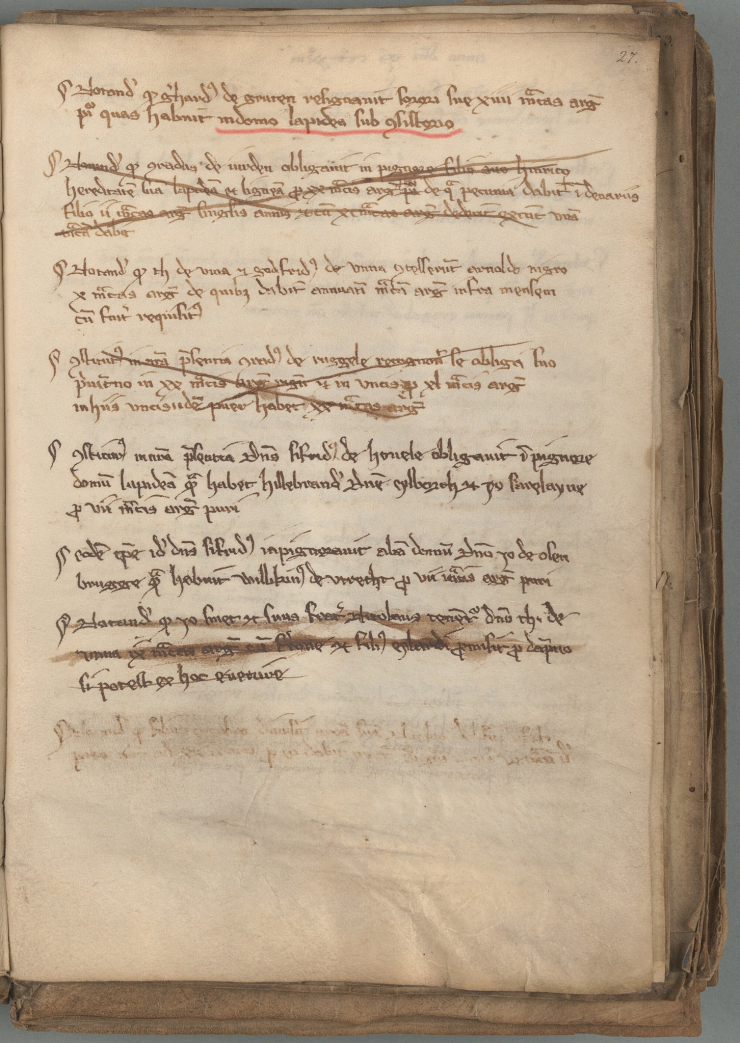 Tallinna raekoja esmamainimine, fragment rae pärandiraamatust 1312–1360. Tallinna Linnaarhiiv. Tallinna raekoja esmamainimine 1322, fragment rae pärandiraamatust 1312–1360