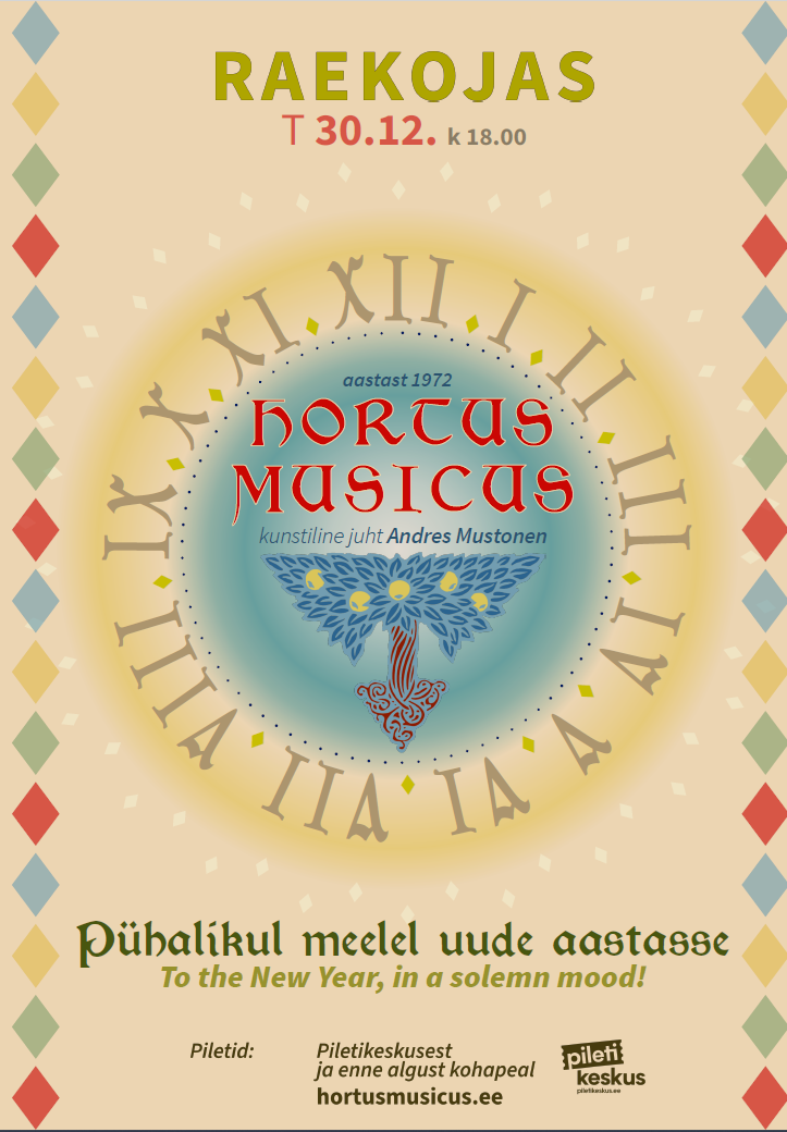 Hortus Musicus Tallinna raekojas 30.12.25